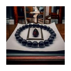 Bracelet Obsidienne 8 mm
