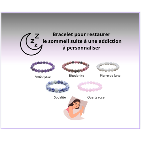 Bracelet sommeil-addiction 8 mm