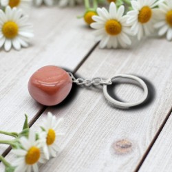 Porte-clé en Jaspe Rouge –...
