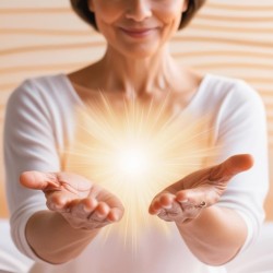 Soin énergétique localisé à distance combinant Reiki, magnétisme et Runes pour le soulagement des douleurs.