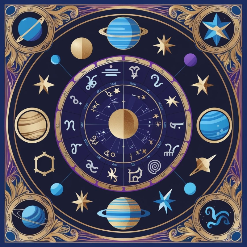 Votre carte des étoiles unique, dessinée selon vos coordonnées de naissance.