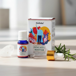 Synergie d'huiles essentielles Immunity Booster Goloka - 10ml + pipette.