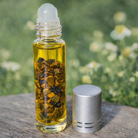 Élixir de macération d'Œil de Tigre à l'huile d'Argan bio - Créations Serpentine.