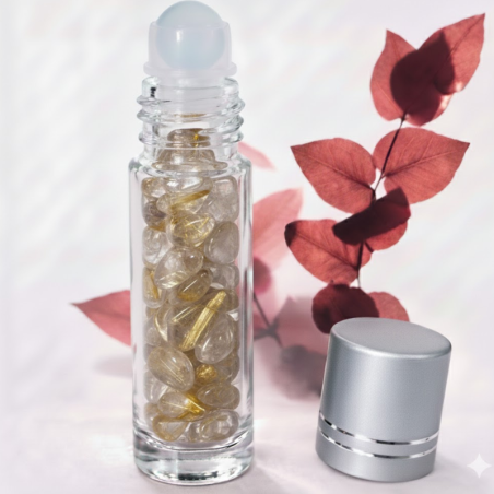 Roll on quartz rutile lumière épanouissement