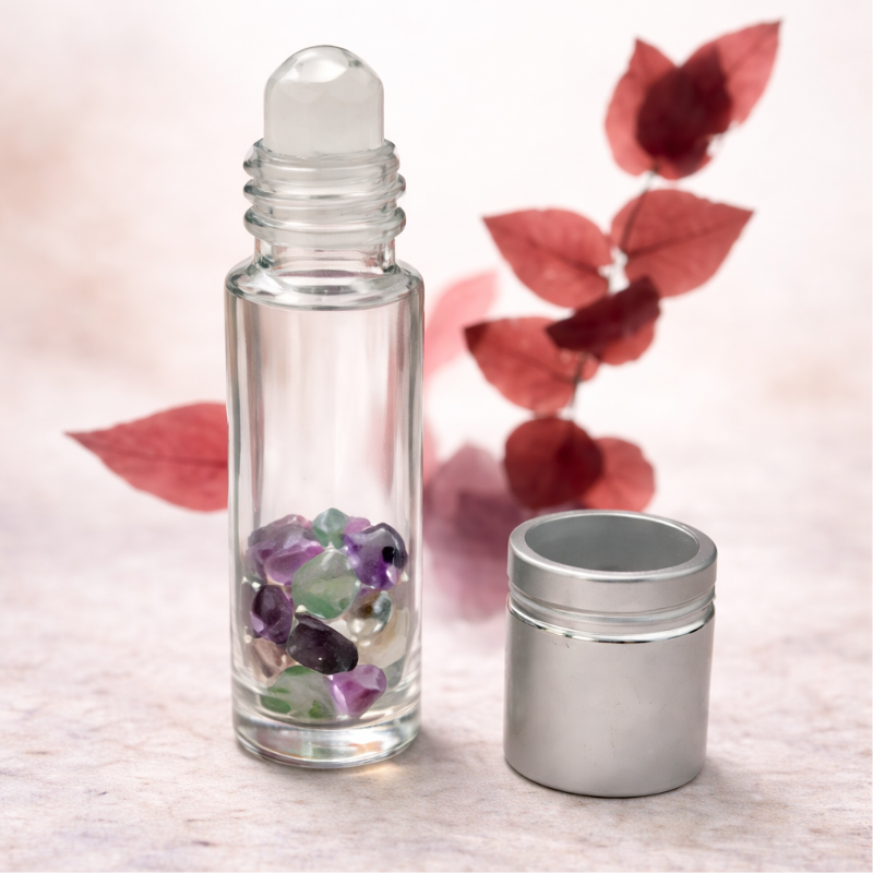 Roll-on de fluorine magnétisé par Créations Serpentine pour la concentration, la croissance et la mémorisation