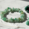 Bracelet baroque en aventurine verte, magnétisé pour une intention personnelle