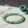 Bracelet Aventurine 6 mm Magnétisé & Ajusté | Créations Serpentine