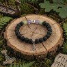 Bracelet Rune Wunjo | Joie & Réussite | Pierre de Lave et Jade
