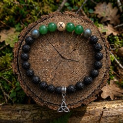 Bracelet Runique Gebo - Alliance Sacrée & Équilibre Astral