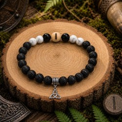 Bracelet Runique Isa - Stabilité, Volonté & Protection Vibratoire