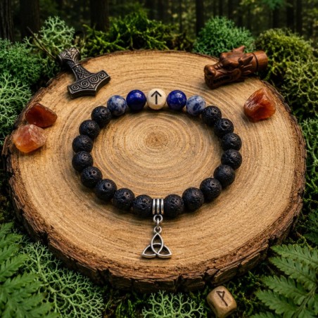 Bracelet de protection et de défense, pour lever les obstacles, la magie des Runes.