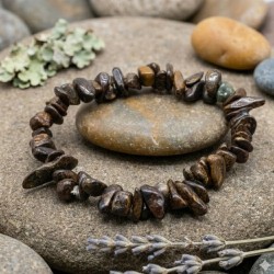 Bracelet Baroque Bronzite | Protection et Digestion | Lithothérapie