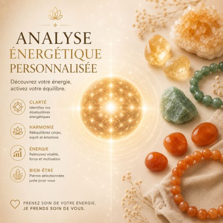 Analyse énergétique personnalisée – Pierres adaptées à votre énergie
