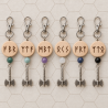 Porte-clés Runique - Talisman Sur Mesure, Intention Personnalisée