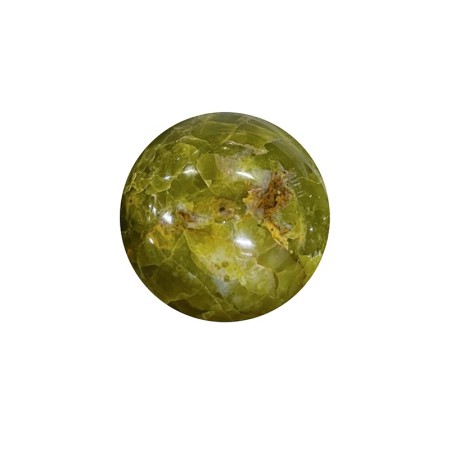 Sphère en opale verte 