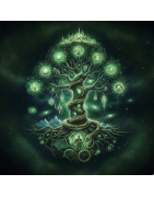 Bracelets 9 Mondes Yggdrasil | Spiritualité Runique | Serpentine